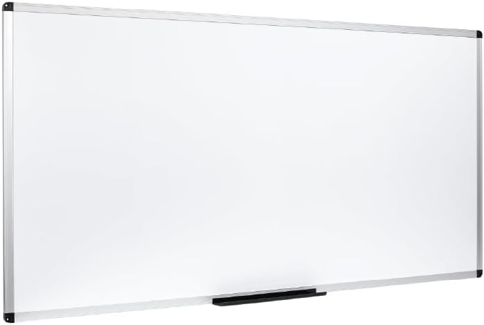 Magnetic Dry Erase Board for Wall, 24" x 48", Tray