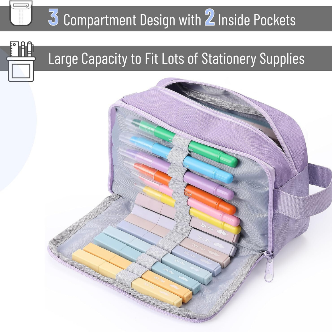 Bible Journaling Set – Gel Pens, Highlighters, Sticky Notes, Stickers & Pencil Case Options