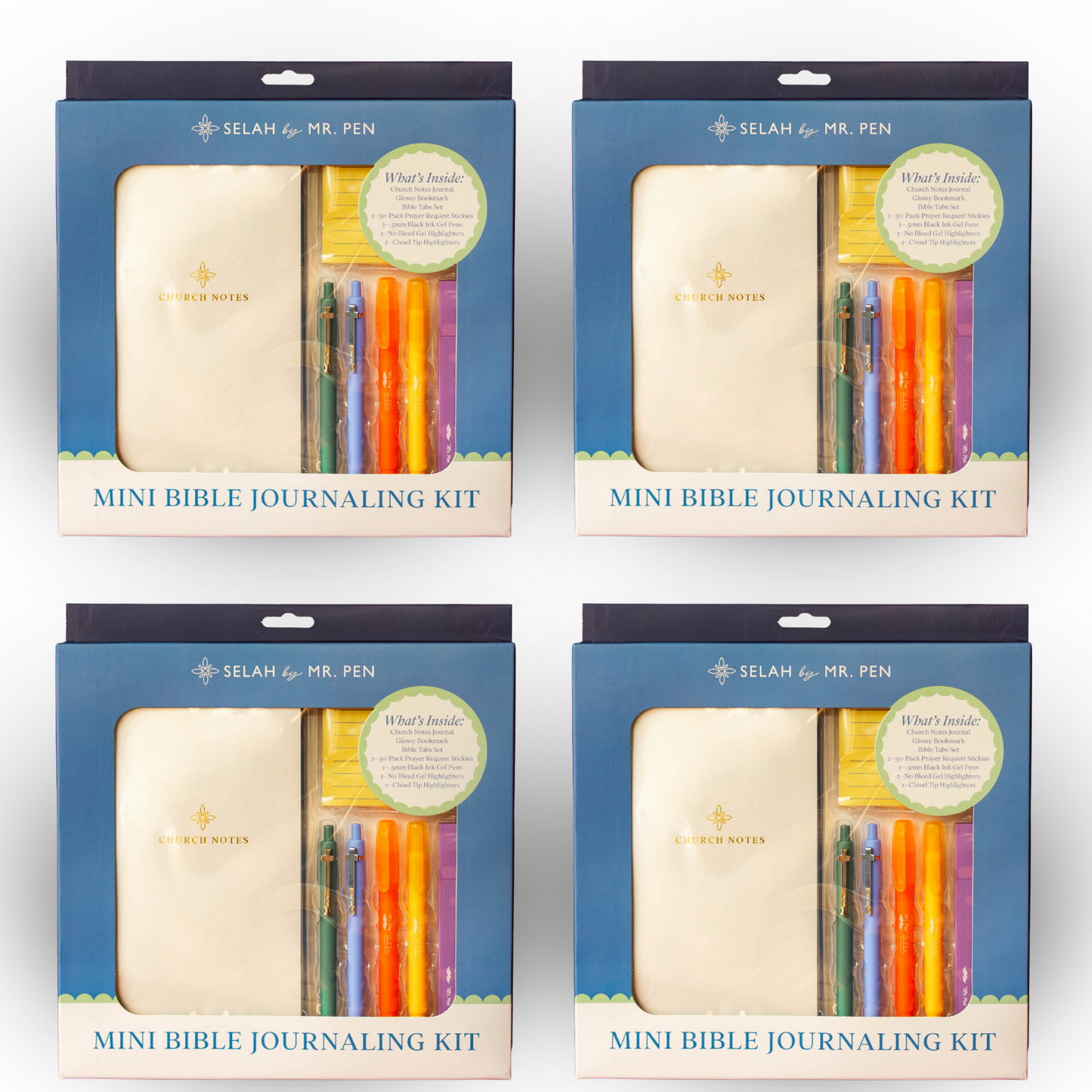 Selah by Mr. Pen - Church Notes Journal with Mini Bible Journaling Kit