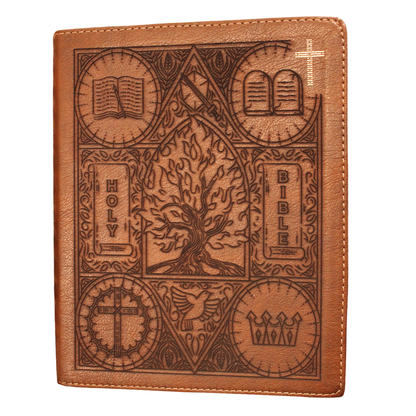 Selah by Mr. Pen NIV Journaling Bible – Laser Engraved, Wide Margin Bible Red Letter, Lay-Flat Design, Satin Ribbon
