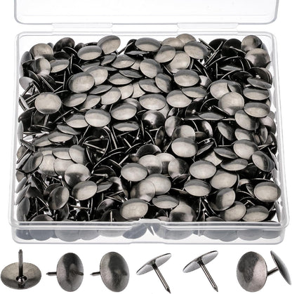 Thumb Tacks, 500 Pack, Black, Flat Push Pins, Thumbtack, Flat Thumb Tacks, Metal Push Pins, Thumbtacks, Push Pin, Thumb Tack, Thumbtacks Flat, Flat Push Pins for Bulletin Board