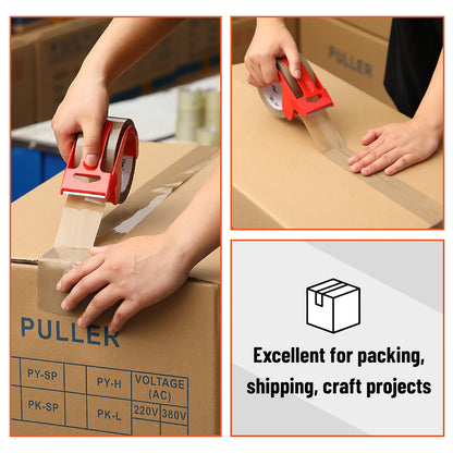 Mr. Pen- Brown Packing Tape with Dispenser, 2 Inch x 60 Yards x 2.6 mil 6 Refill Rolls, Brown Heavy Duty Packaging Tape for Shipping, Packaging, Moving and Storage