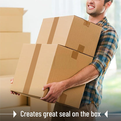 Mr. Pen- 6 Rolls Packing Tape with 6 Dispensers, 2” Wide, 50 Yards, Clear Packing Tape Heavy Duty for Mailing, Moving Boxes and Packaging