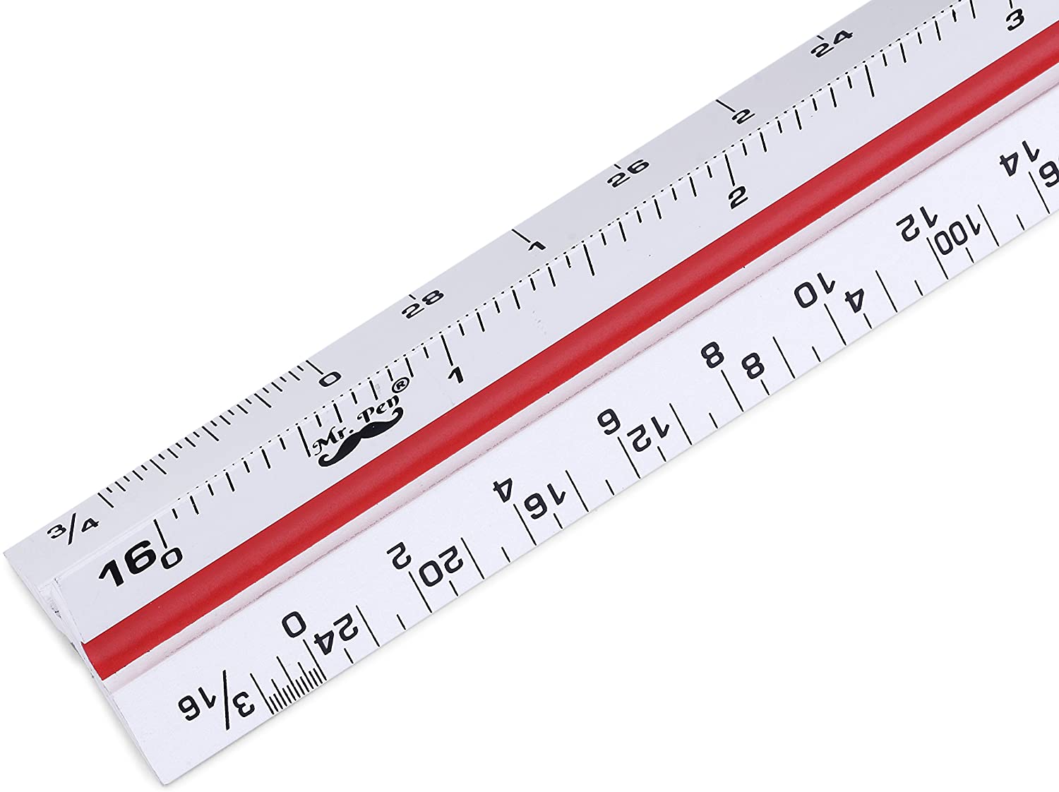 Enigneer Ruler Rulers 12 Inch Mr. Pen- Architectural Scale Ruler, 12 Inch, 3 Pcs ...