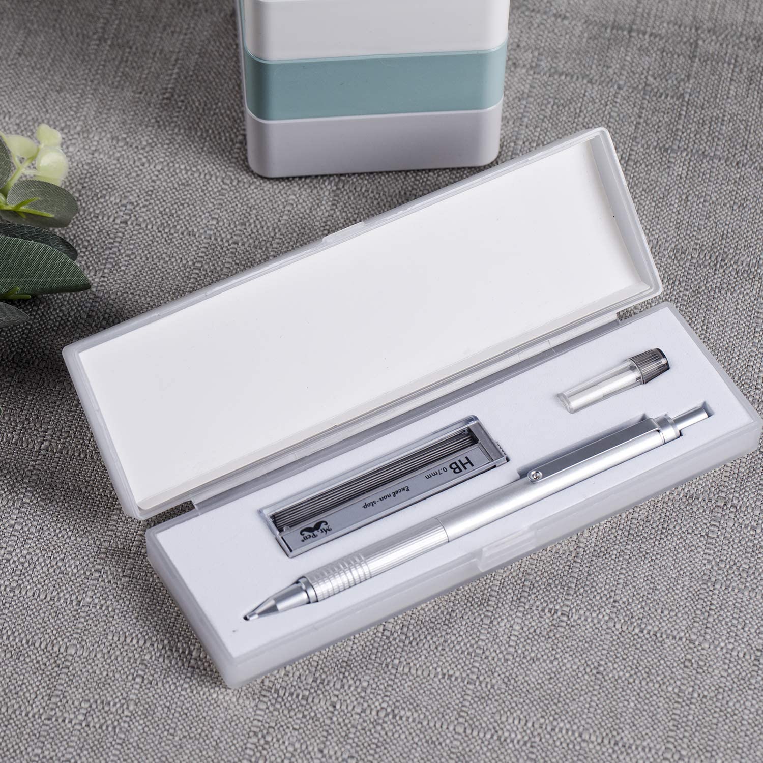 Mr. Pen Giftable Mechanical Pencil with Case, 0.7mm, Metal