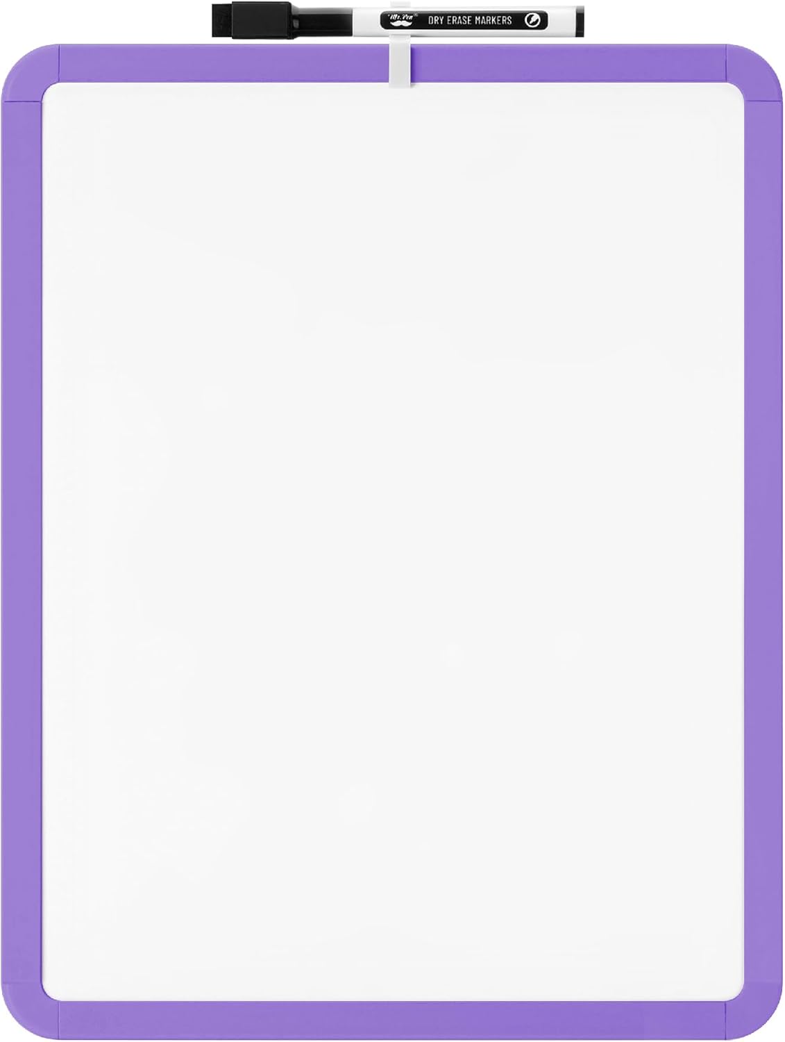 Mr. Pen- Dry Erase Board, 14” x 11” with a Black Dry Erase Marker, Purple Frame