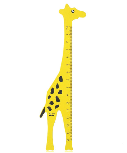 Mr. Pen- Wooden Ruler, 15cm, Giraffe Wood Ruler, Centimeter Ruler, mm Ruler