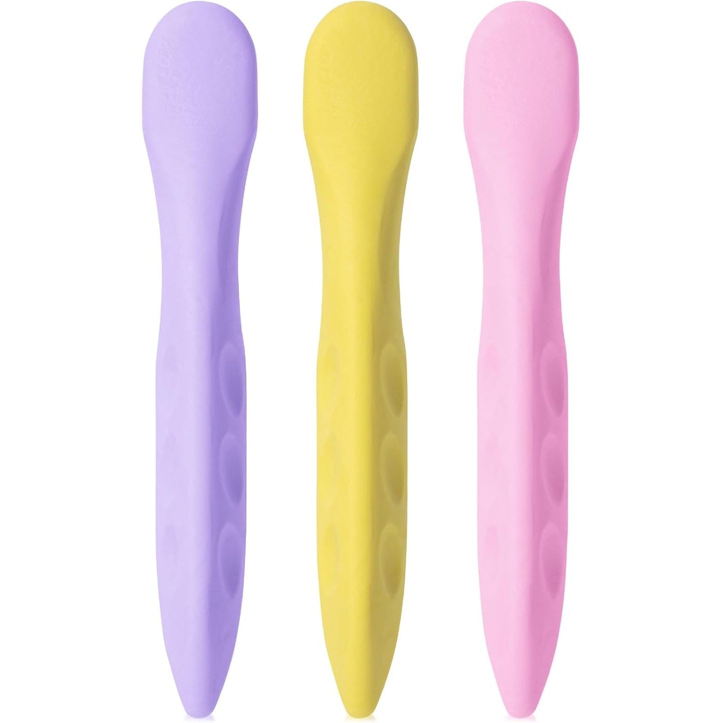 Cute Pen-Shaped Erasers for Kids, 3 Pack, Pastel Grip