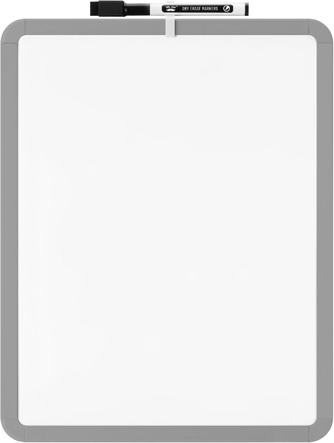 Mr. Pen- Dry Erase Board, 14” x 11” with a Black Dry Erase Marker, Gray Frame