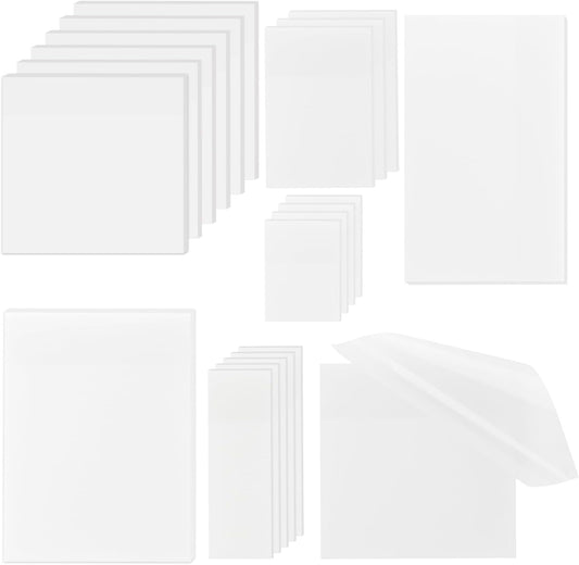 Mr. Pen- Transparent Sticky Notes Set, 1000 Sheets, 6 Sizes