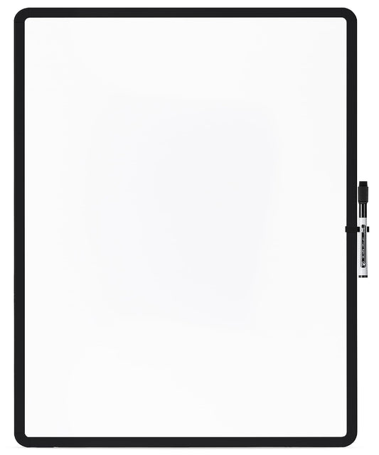 Dry Erase Board, 18” x 24” with a Black Marker, Black Frame, Dry Erase Board for Wall, Magnetic Whiteboard for Wall, Dry Erase Boards, Whiteboards, Magnetic White Board