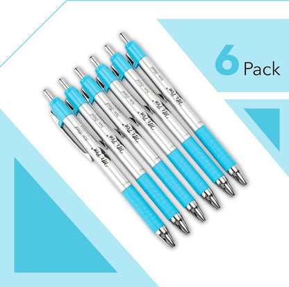 Mr. Pen- Retractable Bible Journaling Pens, 6 Pack, Blue Ink 0.7 mm Fine Tip, Smooth Writing Pen, No Smear, Comfortable Grip, Ideal for Bible Journaling, Note-Taking, Writing & Daily Use