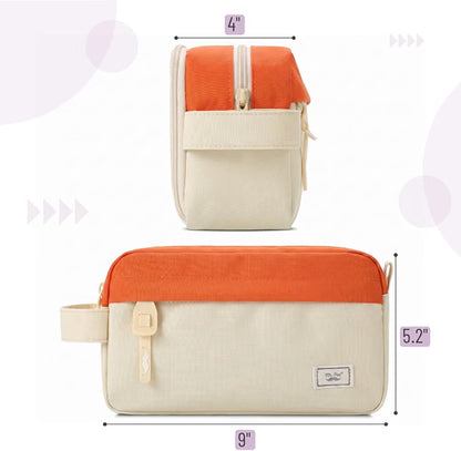 Mr. Pen- High Capacity Pencil Case, Large Pencil Pouch with 3 Compartments and 2 Pockets, Large Pencil Bag with Smooth Zipper, Cute Pencil Case Pouch Organizer, School Supplies for Teens