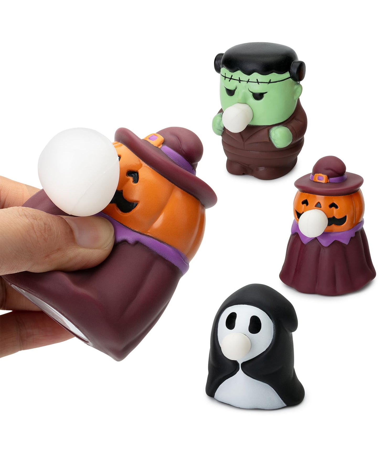 Mr. Pen- Halloween Squishy Toys, 3 Pack, Slow Rising Squishy, Halloween Squishies, Squishy Halloween Toys, Squishy Toys for Kids, Squishies for Kids, Halloween Toy, Halloween Squishie