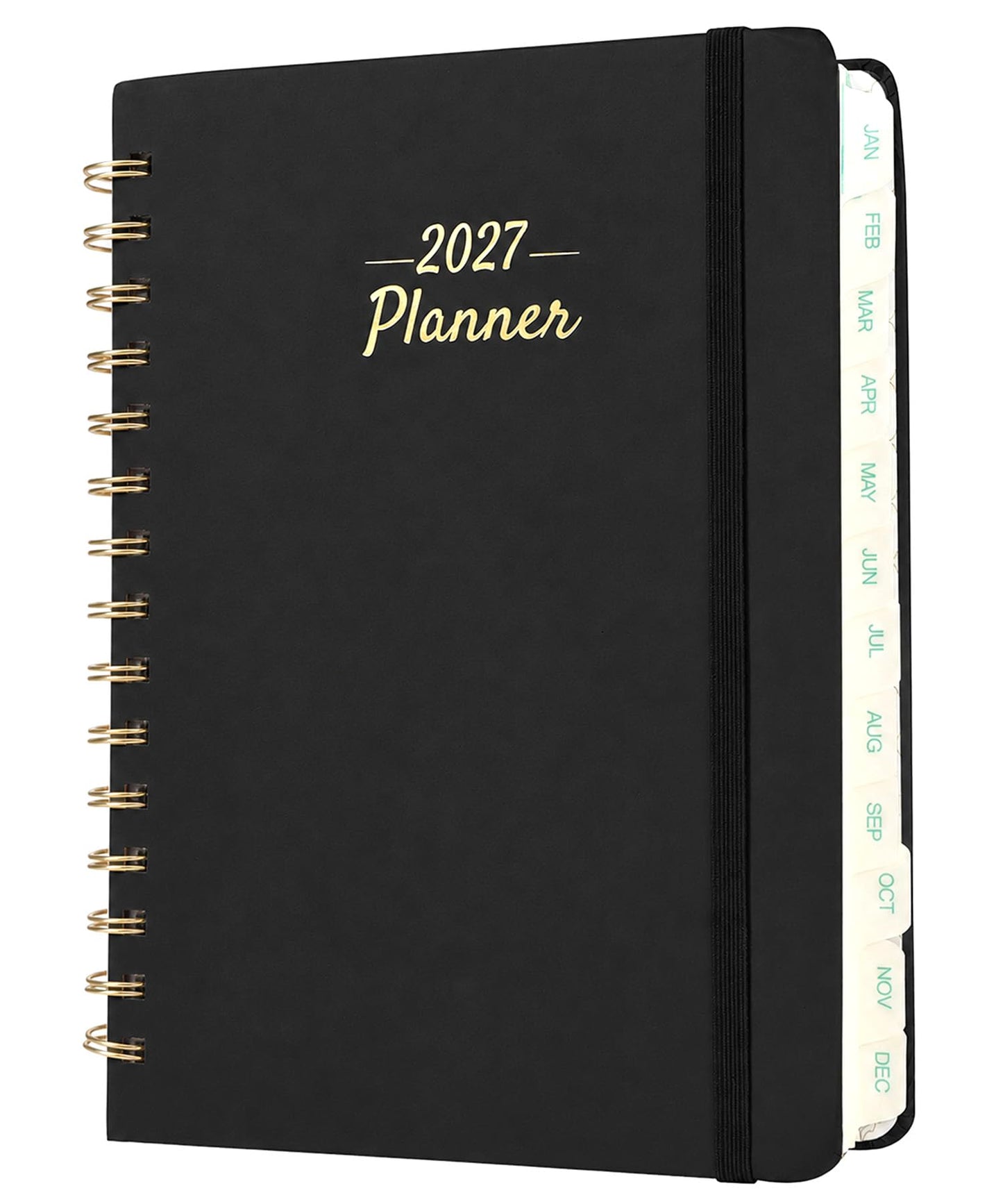 Mr. Pen- 2027 Weekly and Monthly Planner Calendar, 6.4" x 8.5", Wire Bound | January 2027 - December 2027, Monthly Tabs, Inner Storage Pocket, College School Supplies for Student and Teacher