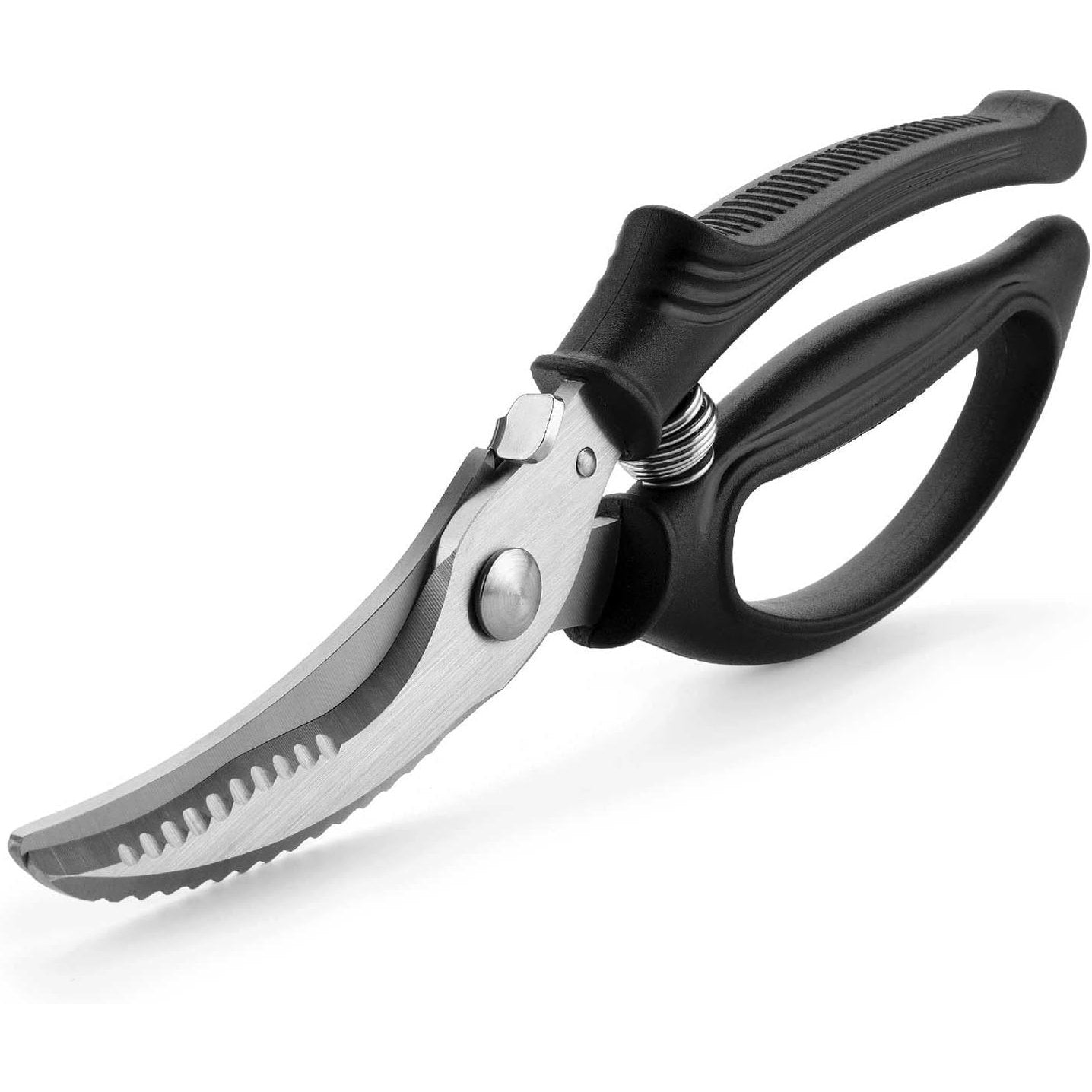 Heavy Duty Poultry Shears, Stainless Steel Meat Scissors, Lock