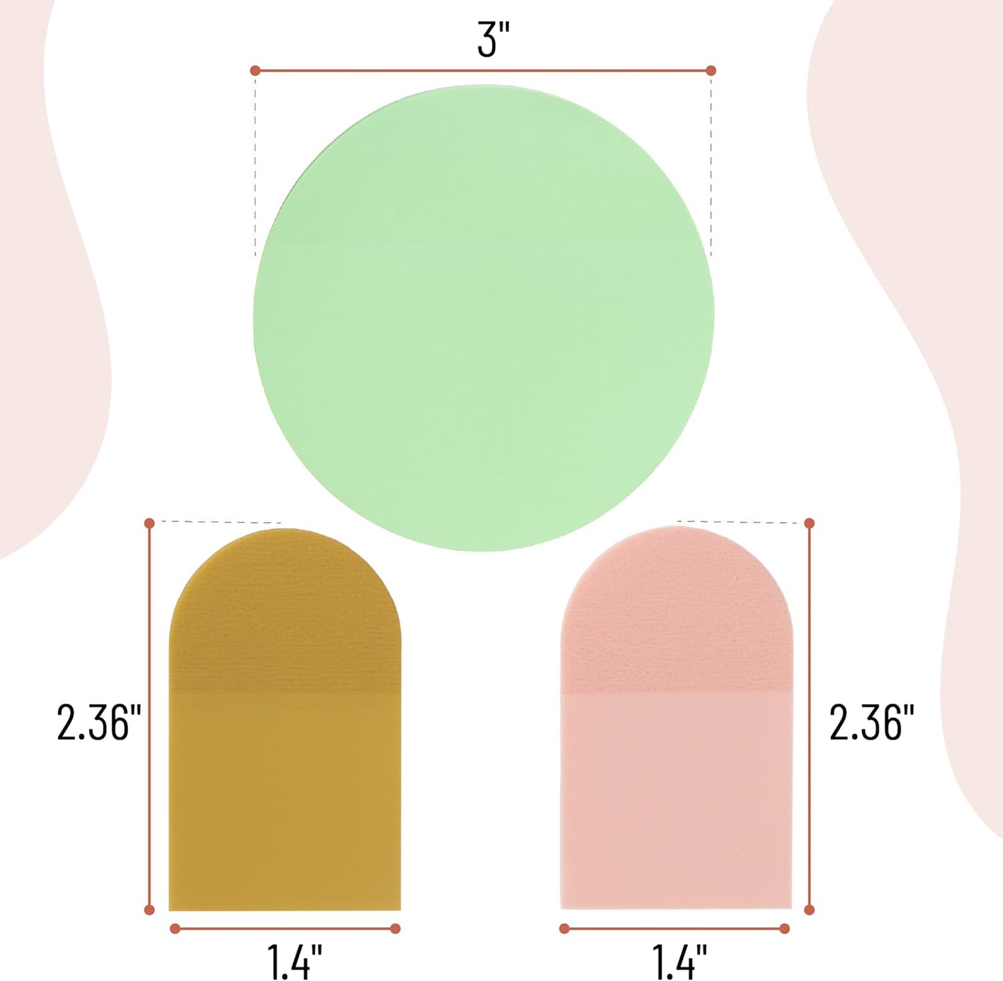 Bible Transparent Sticky Notes, 150 Sheets, Matera Glow + Pen