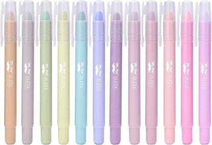 Mr. Pen- Gel Highlighter, 12 Pack, Morandi Colors, Bible Highlighters No Bleed