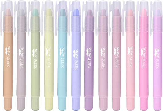 Mr. Pen- Gel Highlighter, 12 Pack, Morandi Colors, Bible Highlighters No Bleed