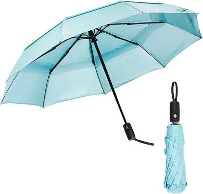 Mr. Pen- Windproof Travel Umbrella, Light Blue, Automatic Umbrellas for Rain