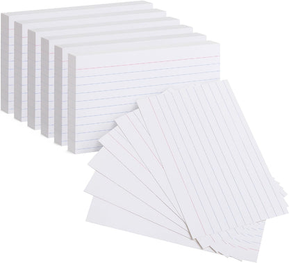 Mr. Pen- Lined Index Cards, 3" x 5", 300 Cards, White