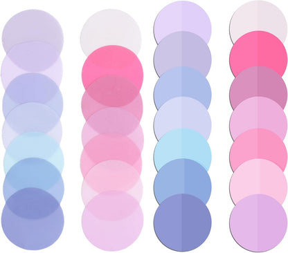 Mr. Pen- Transparent Sticky Note Set, 560Sheets, Colorful, Round Transparent Sticky Notes Set, Bible Sticky Notes Clear Sticky Notes Transparent