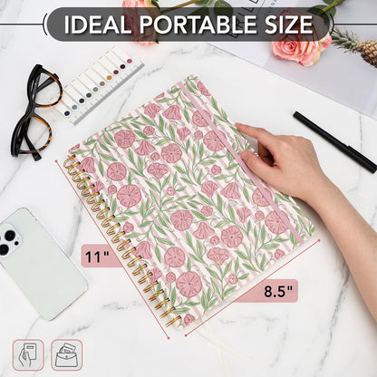 Mr. Pen- Homeschool Planner 8.5" x 11", Hard Cover Spiral Bound Designed in Partnership with Teach Them Diligently, Undated Weekly & Monthly Organizer with Sticky Tabs
