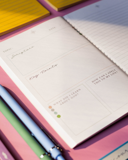 Selah by Mr. Pen - Church Notes Journal with Mini Bible Journaling Kit