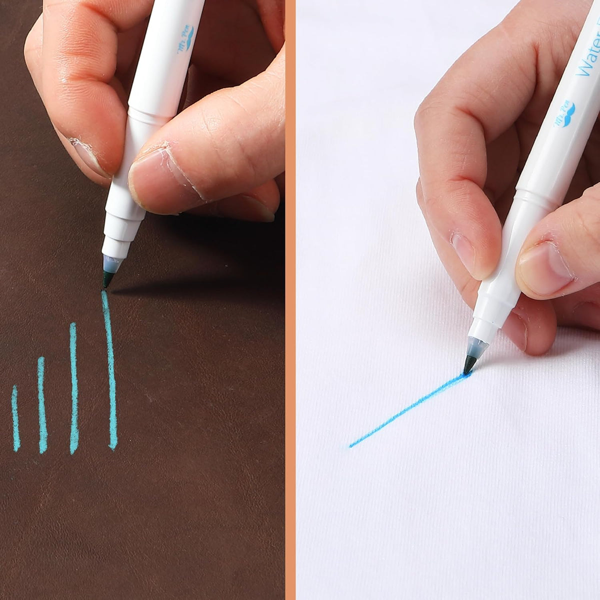 Mr. Pen- Washable Fabric Markers for Sewing, 10 Pack, Blue, Erasable, Water Soluble Embroidery Pen, Bulk Fabric Marking Pens for Sewing