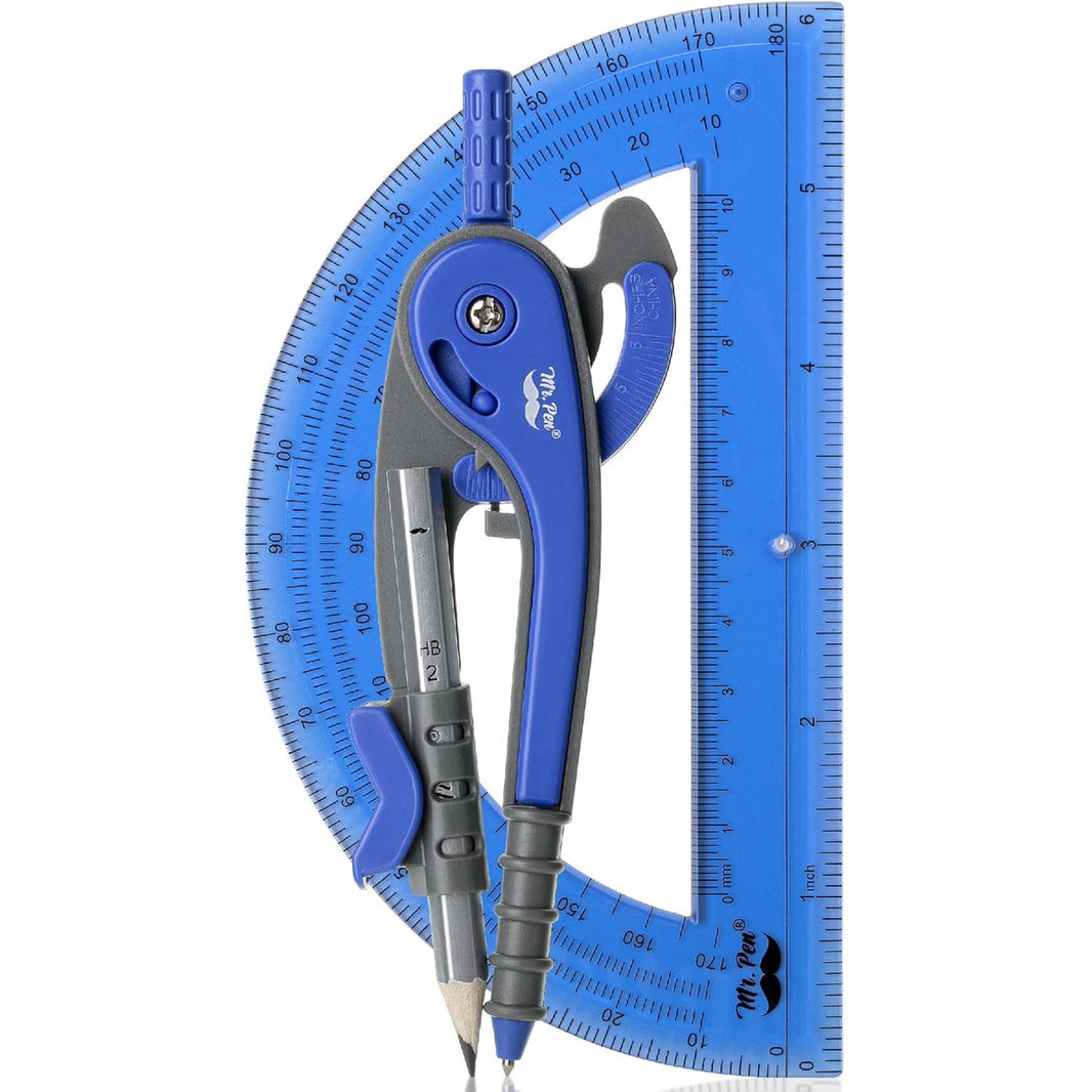 Mr. Pen Geometry Compasses for School & Drafting
