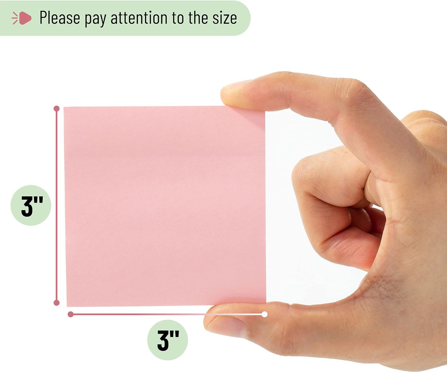 Sticky Notes, 3”x3”, 24 Pads, Pastel Colors Sticky Notes, Sticky Note, Self-Stick Note Pads, Sticky Pads Sticky Notes Aesthetic, Colorful Sticky Notes, Sticky Notes Bulk, Bulk Sticky Notes