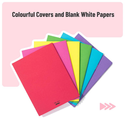 Mr. Pen- Colorful Blank Books, 4.2" x 5.5", 32 Pages, 32 Pack, Blank Notebooks for Kids,