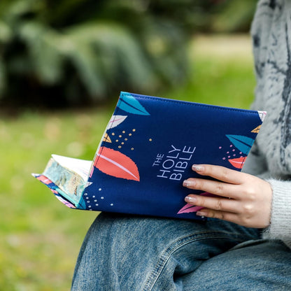 Bible Book Cover, 8" x 6.3", Bible Sleeve Cover, Book Covers for Bibles, Book Covers for Paperback Book Covers for Hardcover, Book Covers for Soft Cover Books