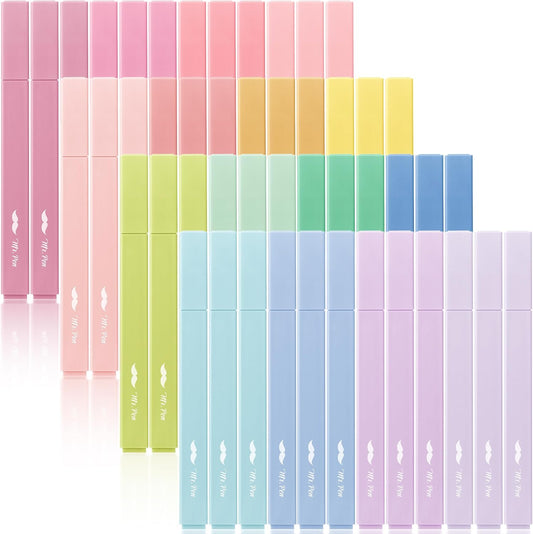 Mr. Pen- Aesthetic Highlighters, 48 Pack, Chisel Tip, Pastel Colors, Cute Highlighters Assorted Colors