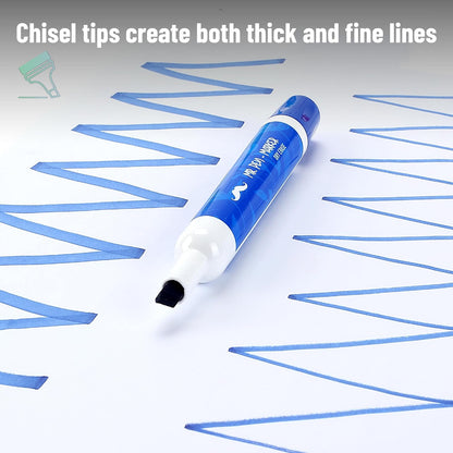 Dry Erase Markers, 16 Pack, Low Odor, Chisel Tip, Assorted Colors
