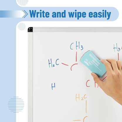 Magnetic Dry Erase Board for Wall, 24" x 48", Tray