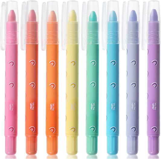 Gel Highlighter, 8 Pack, Assorted Colors, Cute Bible Highlighters No Bleed, No Bleed Highlighters, Bible Highlighter, Bible Markers, Gel Highlighters for Bibles, Highlighter