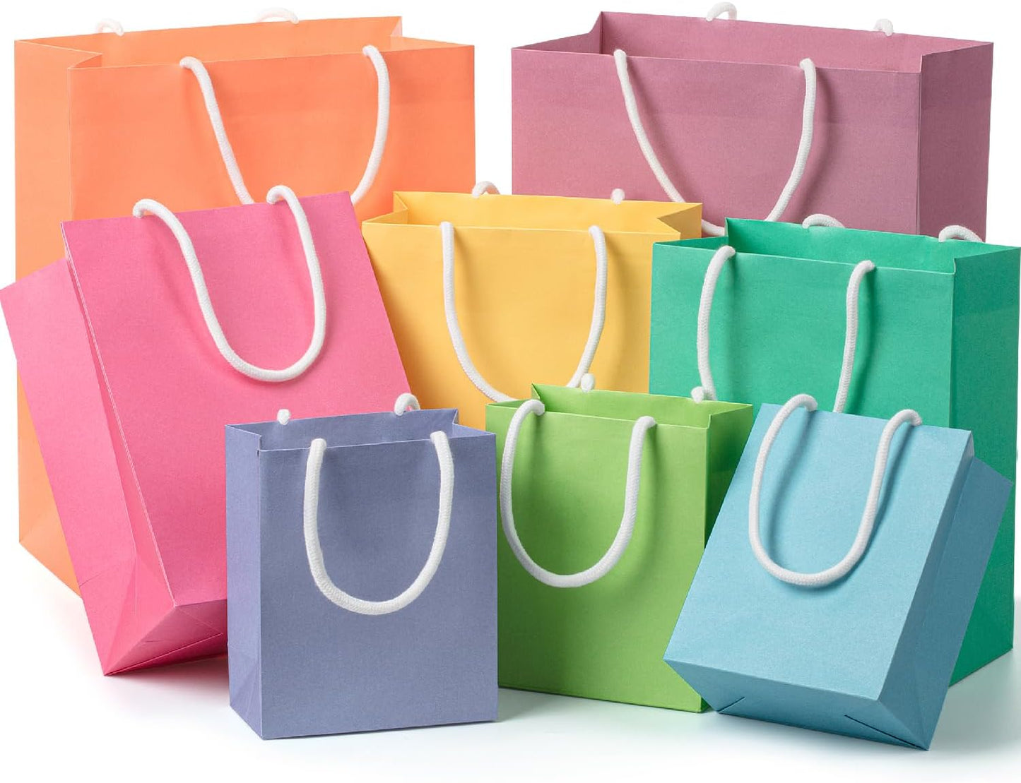 Mr. Pen- Paper Gift Bags with Handles, Assorted Sizes, 8 Pack