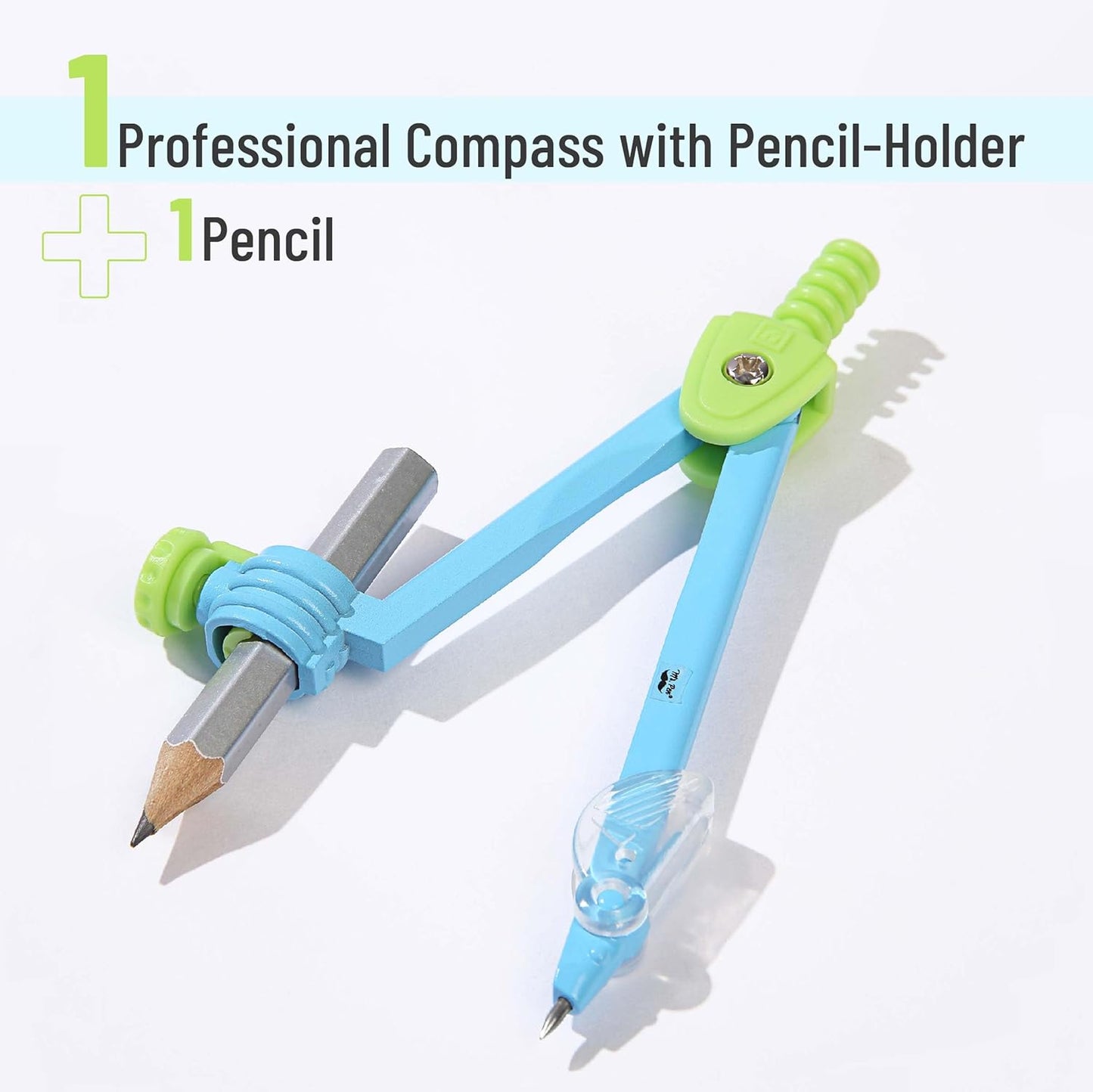 Mr. Pen- Compass for Geometry, Compass with Pencil, Drawing Compass Drawing Tool