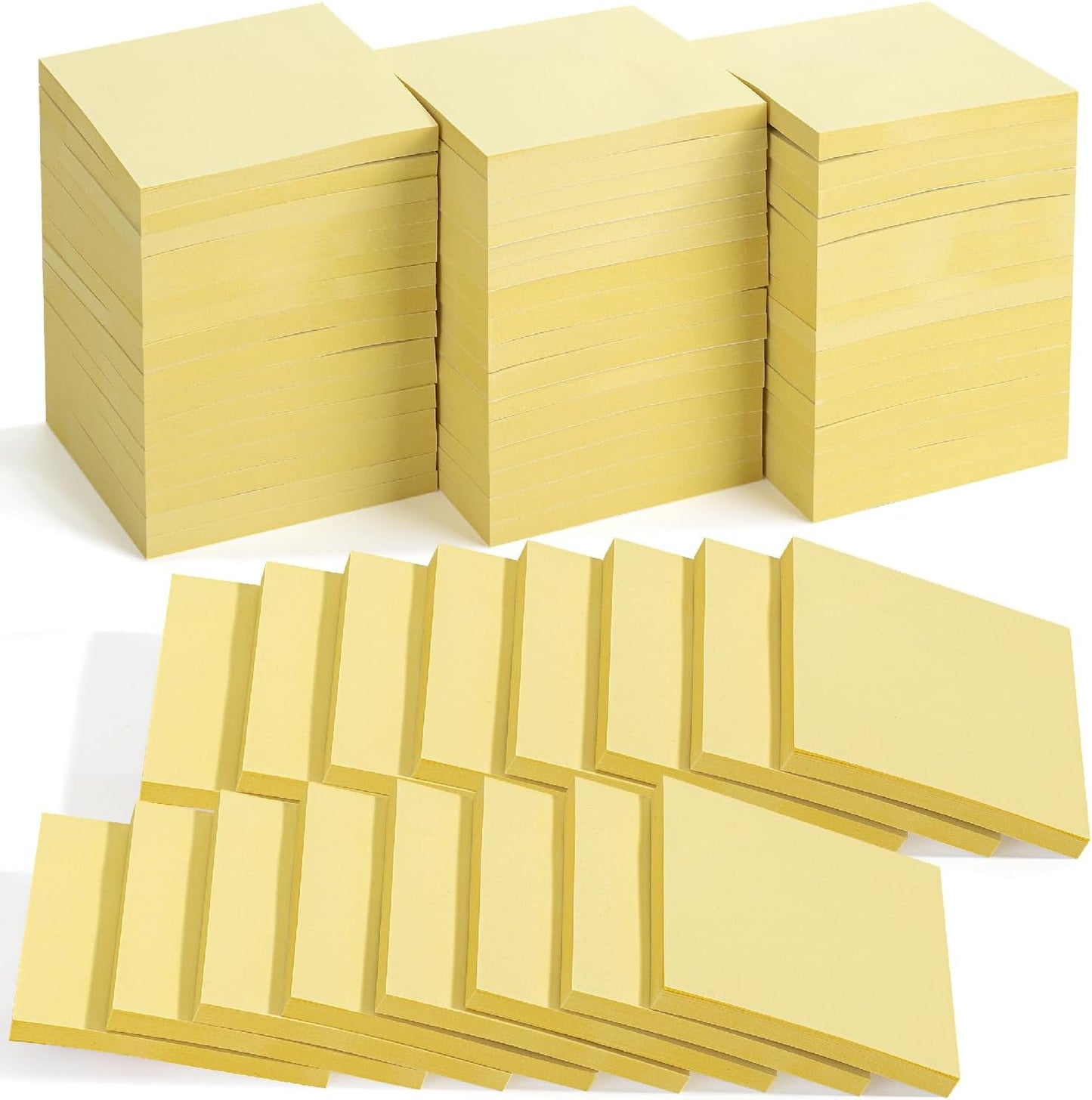 Bulk Yellow Sticky Notes 3x3, 48 Pads, 2880 Notes