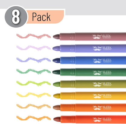 Mr. Pen- Gel Highlighter, 8 Pack, Spring Calm, Bible Highlighters No Bleed, No Bleed Highlighters