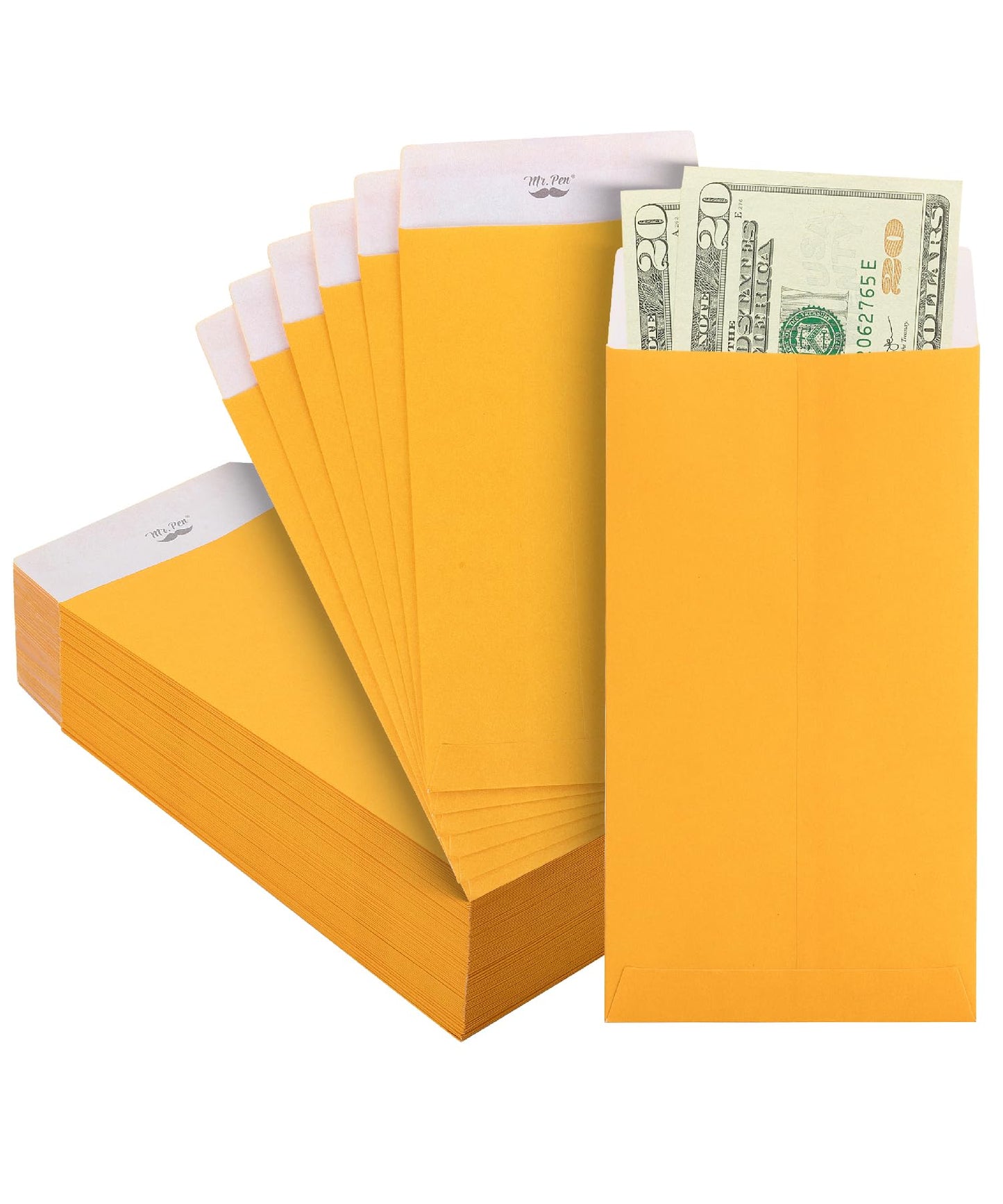 Money Envelopes for Cash, 100 Pack, 6.5" x 3.5", Red Cash Envelopes, 100 Envelopes Money Saving Challenge, Money Saving Envelopes, Small Envelopes for Money Envelopes for Cash Budgeting