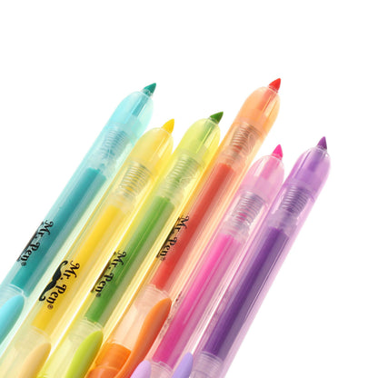 Mr. Pen- Retractable Highlighters, 6 Pack, Bright Colors