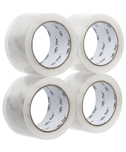 Clear Packing Tape 4 Pack, 1.88” Wide, 60 Yards, Shipping Tape