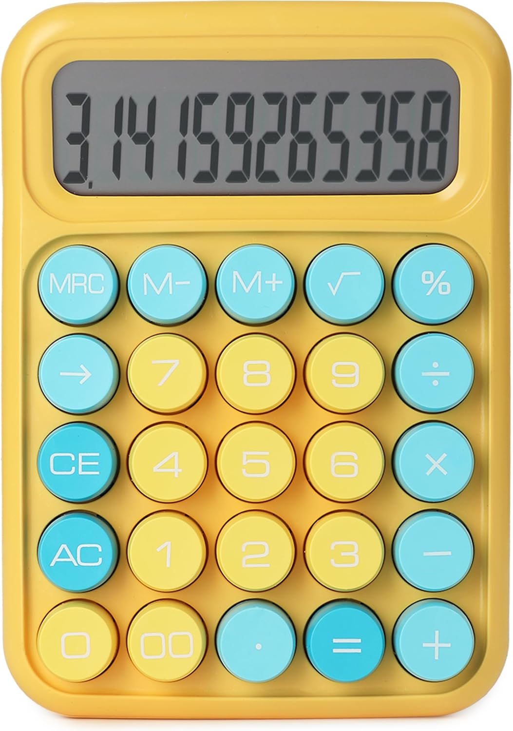 Mr. Pen- Mechanical Switch Calculator, 12Digits, Large LCD Display, Sunlit Shades, Calculator Big Buttons, Mechanical Calculator
