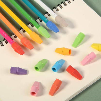 Mr. Pen- Pencil Erasers Toppers, 120 Pack, Colorful, Latex Free, No Smudge, Mr Pen Erasers for Pencils