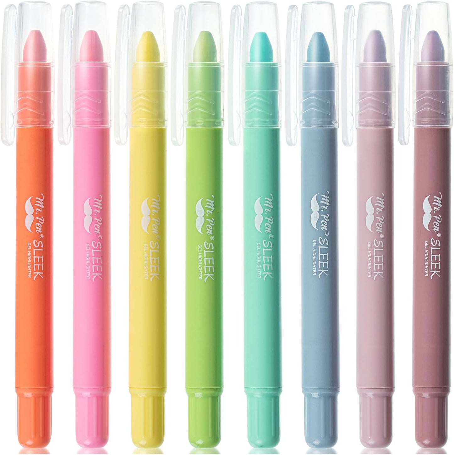 Mr. Pen- Gel Highlighter, 8 Pack, Assorted Colors, Bible Highlighters No Bleed