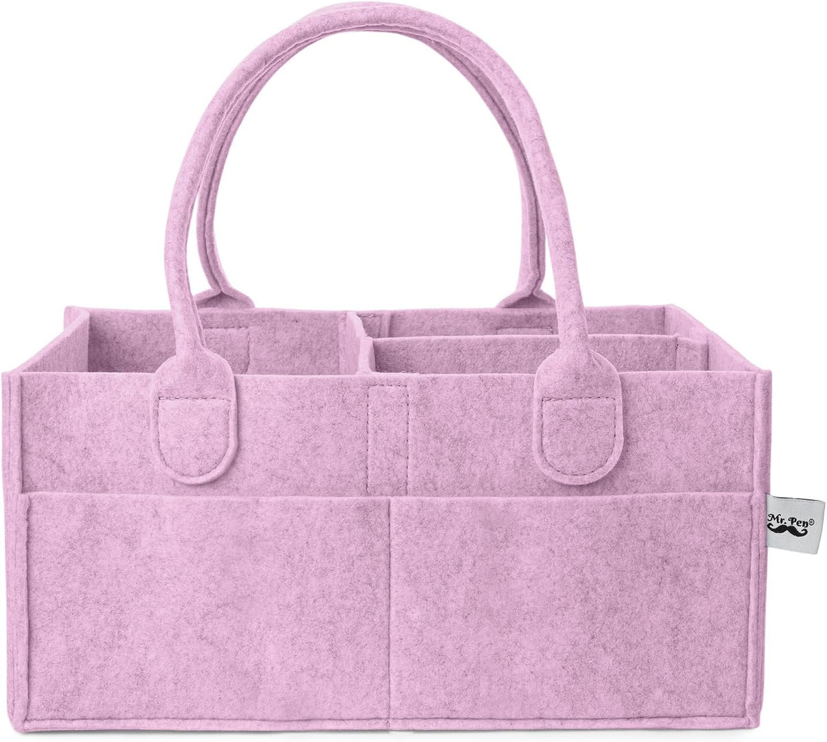 Mr. Pen- Baby Diaper Caddy Organizer, Lavender Dream, Baby Caddy Organizer with Handle, Compact Size, Collapsible & Portable