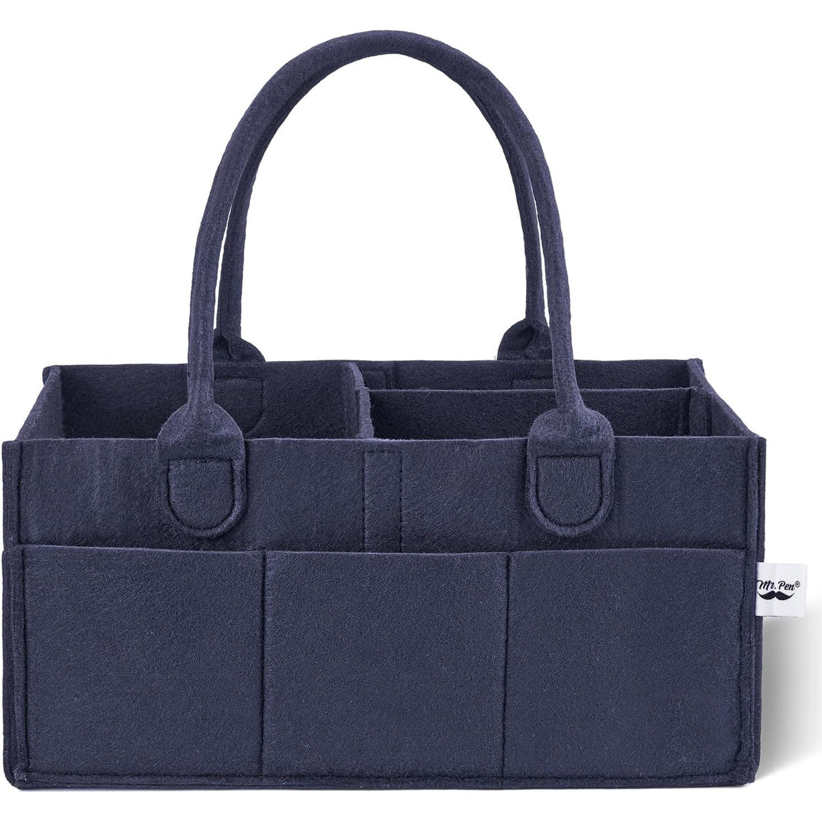 Mr. Pen- Baby Diaper Caddy Organizer, Navy Blue, Diaper Organizer, Car Diaper Caddy, Baby Caddy Organizer