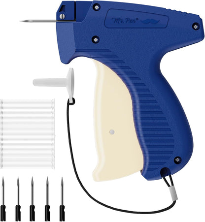 Mr. Pen- Tagging Gun, 5 Needles, 1008 pcs 2" Barbs Fasteners, Royal Blue & White, Tagging Gun for Clothing Tag Gun for Clothes Tag Gun